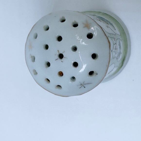 VTG Asian Inspired Hat Pin Display Holder Birds & Trees Retro Collectible 1920s - Picture 2 of 15